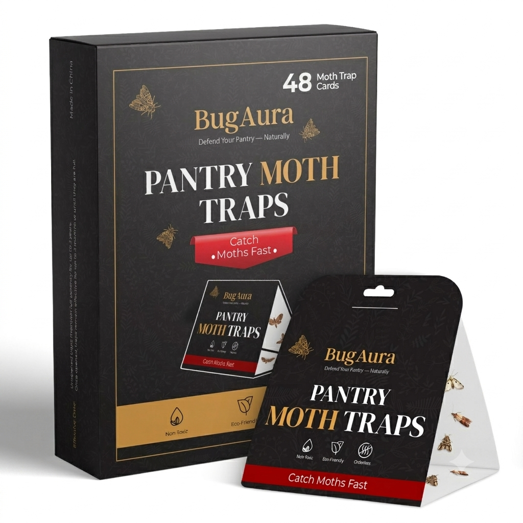 BugAura Standard Coverage Pantry Moth Traps